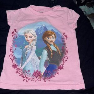 Disney Frozen Pink Short Sleeve Tee